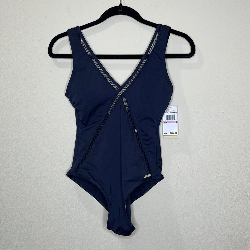 MICHAEL Michael Kors Navy One Piece Swimsuit